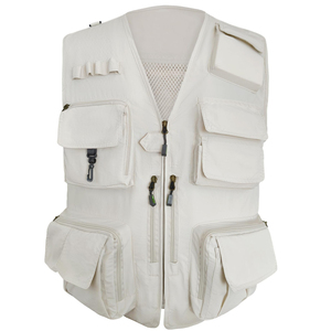 Gilet cargo léger en toile respirante pour homme, gilet cargo sans manches respirant pour l'été, pour les activités de plein air - Product Image 1