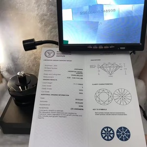 Élégants diamants de laboratoire certifiés IGI D'VINS JEWELS, taille brillant, couleur D Fancy Light, forme personnalisée, 0,5 ct à 6 ct - Product Image 3