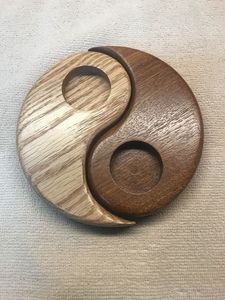 Portavelas de madera impresa para el hogar, bodas, decoración festiva, recién llegado, recipiente para velas para decoración de mesa y uso en aromaterapia - Product Image 2