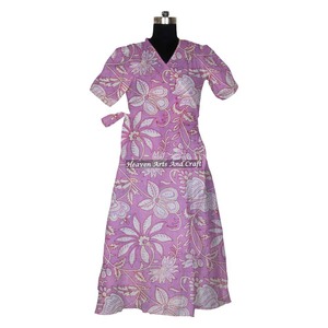 Kimono con estampado de bloques, Kimono de algodón, albornoz, regalo del Día de San Valentín, albornoz en bloque, cárdigan, ropa de dormir, bata, Bikini de playa - Product Image 1