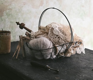 Handcrafted <b>Metal</b> Wire Fruit <b>Basket</b> with Arched Handle for Serving <b>Storage</b> and Stylish Kitchen Tabletop Organization - Product Image 2