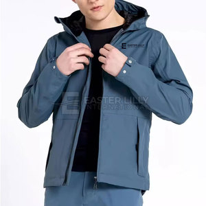 Chaqueta Cortavientos de Nailon 100% Resistente al Viento, Último Diseño, Chándal Cortavientos con Logotipo Personalizado, Talla Grande para Hombre - Product Image 5