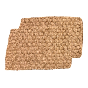 สินค้าขายดี พรมปูพื้น/พรมเช็ดเท้าในบ้าน ทำจากใยมะพร้าวธรรมชาติ พรมปูพื้นทางเข้าบ้าน ทนทาน ดักจับฝุ่นได้ดี - Product Image 1