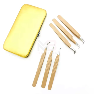 Pinzas de Extensión de Pestañas de Alta Calidad con Agarre de Diamante, Marca Privada, Recubrimiento en Polvo, Probadas a Mano, Puntas Micro Plateadas, Pinzas Personalizadas - Product Image 2