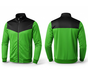Veste à fermeture éclair intégrale par sublimation pour équipes et clubs, chaude, respirante, séchage rapide |   Tailles Hommes Femmes Jeunes |   Veste d'entraînement - Product Image 2