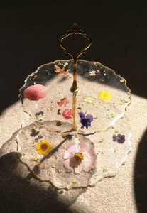 Soporte para Pastel de Resina Epoxi, Hecho a Mano, Clásico, para Decoración de Bodas - Product Image 4