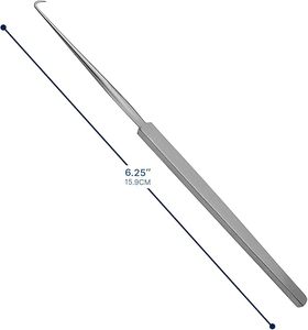 Écarteur cutané professionnel à crochet simple 6,25 po, style Joseph, pour neurochirurgie, écarteur cutané chirurgical de base, approuvé ISO - Product Image 2