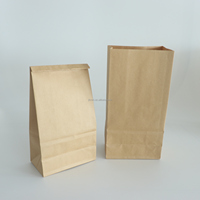 Sacs en papier kraft recyclé sur mesure, 6LB 20LB, pour l'emballage du pain, la vente au détail, les plats à emporter, les sacs de transport pour l'épicerie et les aliments