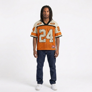 Boxy Fit <b>Streetwear</b> Drop Shoulder Tee Cropped Jersey Men <b>90s</b> Vintage Mens Jersey Y2k Shirts Graphic Tees Football Soccer Jersey - Product Image 6