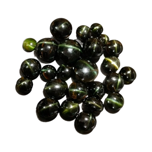 Piedra preciosa rara Diópsido natural Catseye Piedra preciosa redonda y Ovalada para la fabricación de joyas Kornerupine Cabochon - Product Image 1