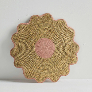 Vietnam Handmade Woven Placemat Wholesale Supplier Flower Woven Placemat Decorative Dining Table <b>Accessory</b> OEM ODM - Product Image 3
