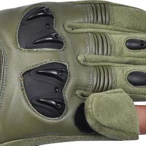 Guantes Tácticos de Caza para Exteriores, de Cuero con Protección TPU en los Nudillos, Pantalla Táctil, Anti-Impacto, Resistentes - Product Image 5
