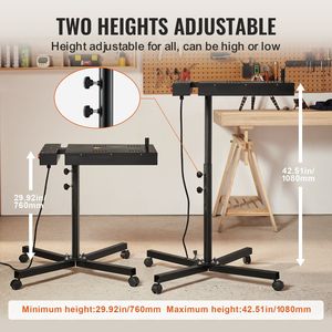 Essiccatore Flash Elettrico da 1800W con Scatola di Controllo, 16x16 Pollici, per Stampante Serigrafica Professionale, Regolabile in Altezza - Product Image 6