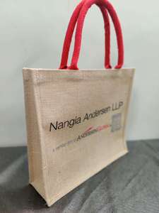 Bolsa de Yute Natural con Logotipo Personalizado, Bolsa de Compras Reutilizable para Eventos Promocionales, Venta al por Menor, Mayorista y Pedidos al por Mayor - Product Image 5