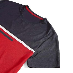 T-shirts d'été pour hommes en coton 100% uni à manches courtes, de haute qualité, col rond, décontractés, séchage rapide, respirants, anti-UV, vente en gros - Product Image 3