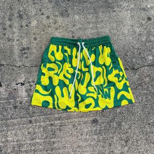 Pantalones Cortos Deportivos Casuales para Hombre TITAN TREAD WEAR, con Estampado, Malla Transpirable, Cintura con Cordón, Diseño Multicolor para Verano - Product Image 4