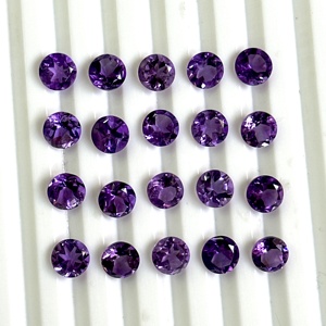 พลอยอะมีทิสต์ธรรมชาติขนาด 8 มม. ทรงกลมเจียระไน สำหรับทำเครื่องประดับ พลอยอะมีทิสต์ขนาดมาตรฐาน ขายส่งจำนวนมาก ราคาดีที่สุด - Product Image 4