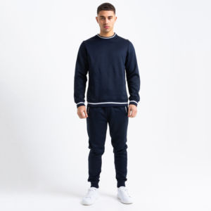 Nouvel ensemble de survêtement pour homme en molleton, sweat-shirt et pantalon de survêtement, 2 pièces, hiver, automne, ensemble de sport à manches longues, survêtement pour homme - Product Image 1