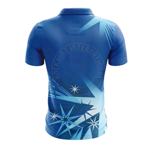 Polo en coton 220G personnalisé avec logo brodé, couleur unie, vierge, pour le golf, les sports de plein air, les occasions décontractées et professionnelles – Fabrication OEM - Product Image 2