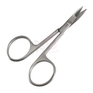 Ciseaux à ongles en acier inoxydable, lame droite, extrémité affûtée pour cuticules, outil de beauté, manche personnalisé, ciseaux pour droitiers - Product Image 2