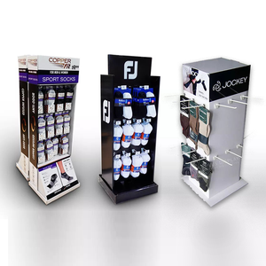 Custom Foldable Corrugated <b>Display</b> Rack for Consumer Electronics, Car Phone Hooks and Floor Pegboard Storage - Product Image 5