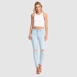 Jeans de Mezclilla Azul Premium para Mujer – Fabricación de Calidad Superior – Diseño de Logotipo Personalizado – Producción OEM y ODM - Product Image 5