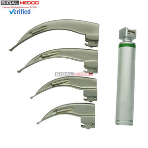 Juego de Instrumentos de Laringoscopio Manual de Acero Inoxidable de 4 Hojas de la Mejor Calidad para Cirugía General, Completo para Oídos, Ojos, Nariz y Garganta - Product Image 2