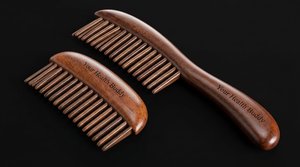 Premium wood Hair Comb Wide Tooth Natural <b>Beard</b> Comb Handmade Eco Friendly Personal <b>Care</b> Product Artesian Made Gifting Comb - Product Image 3