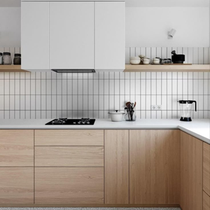 JY Vietnam bisagras de cierre suave RTA encimera de mármol artificial en forma de L gabinetes de cocina personalizados Hardware - Product Image 4