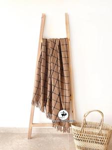 <b>Indian</b> Handmade Luxury Cotton Decorative <b>Throw</b> Blanket for Home Sofa Living Room Decor Use - Product Image 2