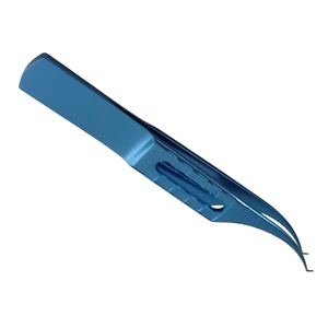 Pinzas Oftálmicas de Titanio con Dientes, Instrumento Quirúrgico Manual Reutilizable para Cirugía Ocular, Manipulación Precisa de Tejidos, Hospital - Product Image 6