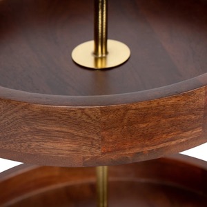 Plateau de service en bois de luxe avec finition lisse pour la maison, l'hôtel, le restaurant et la restauration - Product Image 5
