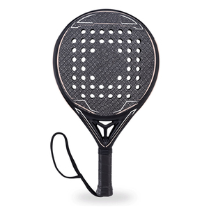 Raqueta de Pádel con Núcleo de Espuma EVA, Ligera, Absorbente de Sudor, Agarre Personalizado OEM, Marca Blanca/Negra, Carbono 12K, Forma de Diamante, Profesional - Product Image 1