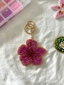 Premium Artisan Embroidered Beaded <b>Keychain</b> Handmade Gift for Birthdays Anniversaries Weddings and Special Occasions - Product Image 3