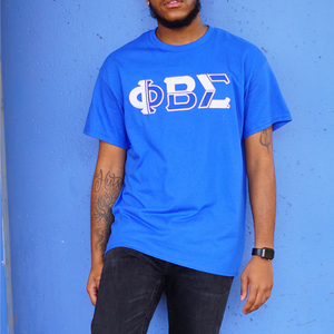 Nuevas Camisetas de Manga Corta con Bordado de Phi Beta Sigma, Cuello Redondo, Corte Regular, Camisetas Casuales de Algodón Jersey - Product Image 4