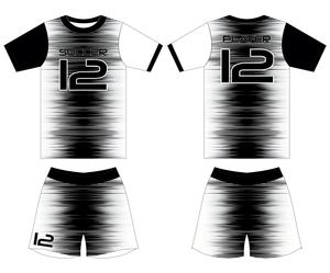 Juego de uniformes de fútbol de calidad con impresión de nombre personalizado Nuevo diseño de logotipo transpirable - Product Image 1