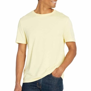 Camiseta Formal Personalizable de Alta Calidad para Hombre, 100% Algodón, Manga Corta, Cuello Redondo, Serigrafía, Anti-Pilling, Venta al Por Mayor - Product Image 3