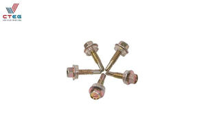 Tornillos Autoperforantes para Techos de Acero al Carbono de Grado de Construcción, Cabeza Hexagonal con Arandela, Hechos en Vietnam - Product Image 2