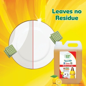Gel lavavajillas 5LDish para limpiar utensilios, detergente líquido para lavar platos, elimina todo tipo de manchas y partículas de aceite. - Product Image 3
