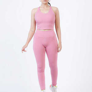 Top Trending Women's Yoga Set New Arrival Solid Pattern Quick-drying Breathable with Custom Logo Sizes and Colors - Product Image 4