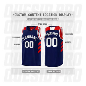 Maillots de basket-ball abordables les plus vendus, vêtements d'équipe personnalisés, dernières tendances en matière de vêtements de sport, maillots de basket-ball réversibles, grossistes - Product Image 3