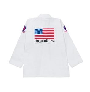 Kimono de BJJ 24 Americana Blanc 450 GSM en Coton Tissé Nacré Durable et Respirant (Lot) # 151 avec sac - Product Image 2