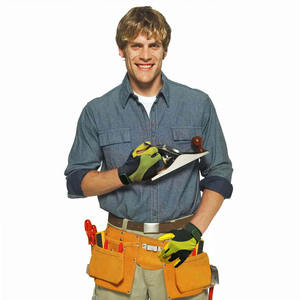 Guantes de Trabajo Mecánicos de Cuero Vacuno Antideslizantes y Duraderos al por Mayor con Muñequera Ajustable, Resistentes al Calor para Seguridad Industrial - Product Image 4