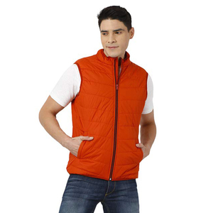 Chaleco Acolchado de Lona con Capucha para Hombre y Mujer, Ropa de Abrigo Ligera, Impermeable y Transpirable, Chaqueta Deportiva - Product Image 4