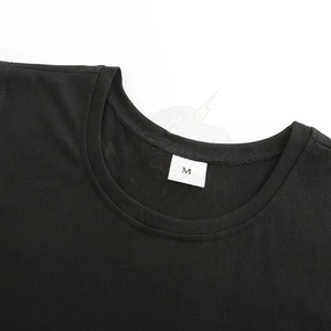 Camiseta Deportiva de Manga Murciélago Negra, Camiseta Deportiva de Algodón para Fisicoculturismo, Cuello Redondo, Ideal para Gimnasio, Correr, Entrenamiento de Verano - Product Image 6