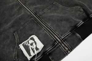 Sudadera con Capucha Personalizada de Algodón Grueso para Hombre y Mujer, Estilo Urbano Oversize, Sudadera de Forro Polar Lisa, OEM ODM - Product Image 5
