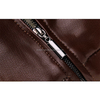 Blouson de moto en cuir de vachette marron sur mesure pour homme, modèle 2025, haute qualité, hiver, chauffant, fermeture éclair, fourrure de renard, respirant, tendance, vente chaude