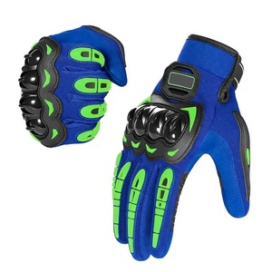 Gants de moto en cuir Cool-Ride avec protection rigide des articulations et conception ventilée – Équipement de sécurité pour la conduite à moto pour l'été 2026 - Product Image 4