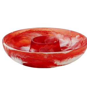 Plato de Servir de Resina Pulida, Hecho a Mano en India, Ecológico, Apto para Lavavajillas, Estilo Moderno, Color Personalizado, para Fiestas/Bodas - Product Image 1