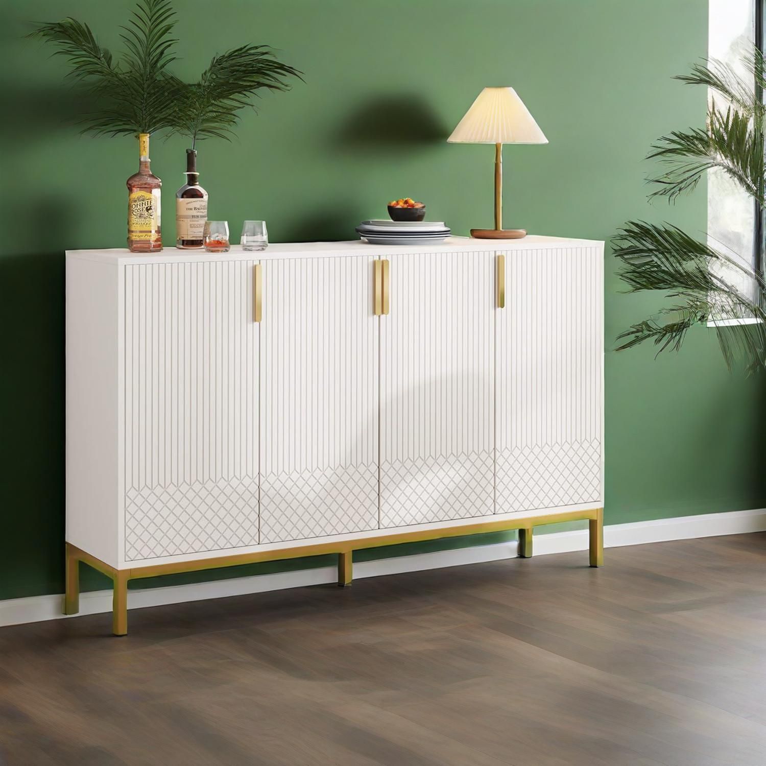 White and Gold Color